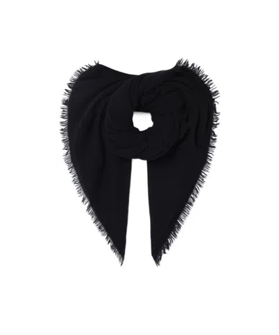 Destin Surl Edge-edged Scarf In Black