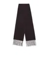 Destin Surl Fringed Scarf In Black