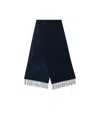 Destin Surl Fringed Scarf In Black