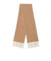 Destin Surl Fringed Scarf In Nude