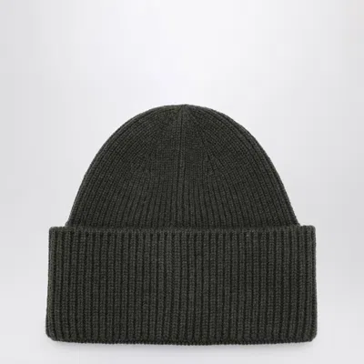 Destin Surl Military Mini Wool & Cashmere Beanie In Green