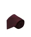 Destin Surl Pointed Silk Tie In Black