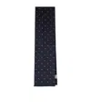 Destin Surl Polka-dot Scarf In Black