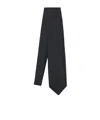 Destin Surl Polka Dot Tie In Black
