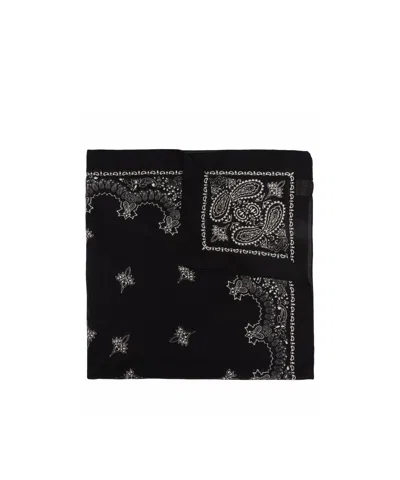 Destin Surl Printed Scarf In Black