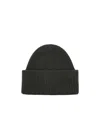 Destin Surl Rib Knitted Hat In Black