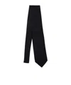 Destin Surl Solid Color Tie In Black