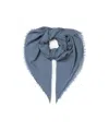 Destin Surl Wool And Silk Blended Scarf In Gray