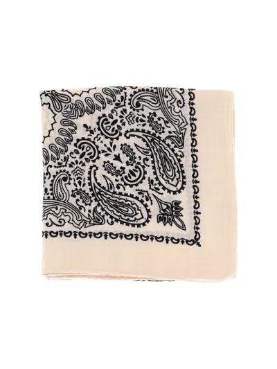 Destin Unisex 100% Wool Scarf In Cream
