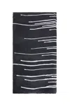 Destin Unisex Black&white Scarves In Black&white