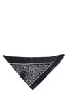 Destin Unisex Black&white Scarves In Black&white