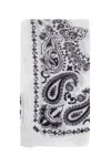 Destin Unisex Black&white Scarves In Black&white