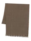 Destin "vellus" Stole 80x190 Cm In Brown