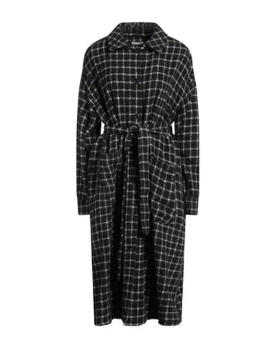 Destin Woman Coat Black Size M Wool, Polyamide, Cashmere, Silk