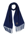 Destin Woman Scarf Bright Blue Size - Wool, Cashmere, Polyamide In Blue