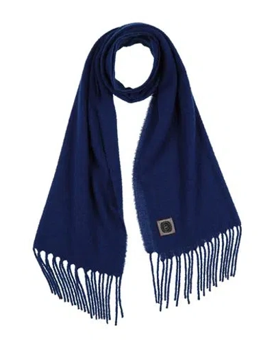 Destin Woman Scarf Bright Blue Size - Wool, Cashmere, Polyamide