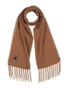 Destin Woman Scarf Camel Size - Wool, Cashmere, Polyamide In Beige