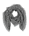 Destin Woman Scarf Grey Size - Wool, Cashmere, Silk