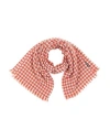 Destin Woman Scarf Orange Size - Wool, Cashmere, Silk In Orange
