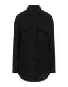 Destin Woman Shirt Black Size M Wool, Cashmere In Black