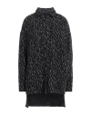 Destin Woman Shirt Black Size S Wool, Polyamide, Silk