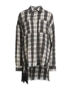 Destin Woman Shirt Lead Size M Wool, Polyamide, Cashmere, Silk