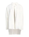 DESTIN DESTIN WOMAN SHIRT WHITE SIZE S COTTON, LINEN