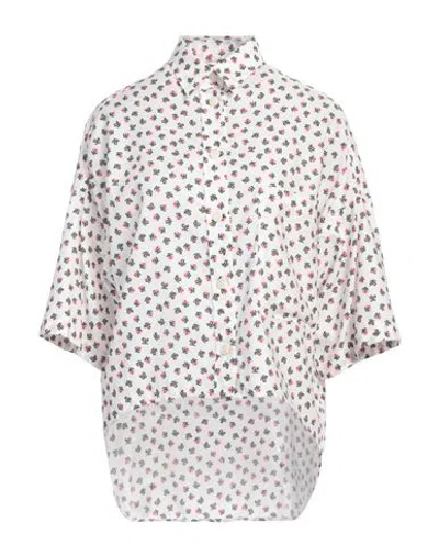 Destin Woman Shirt White Size S Cotton