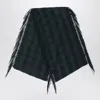 Destin Hedfrith Check Wool And Cashmere Shawl