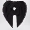 Destin Women's Ebony Brown Cashmere Scarf In Green