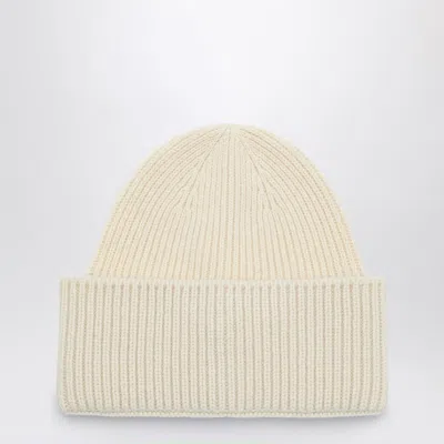Destin Women's White Wool And Cashmere Beanie
