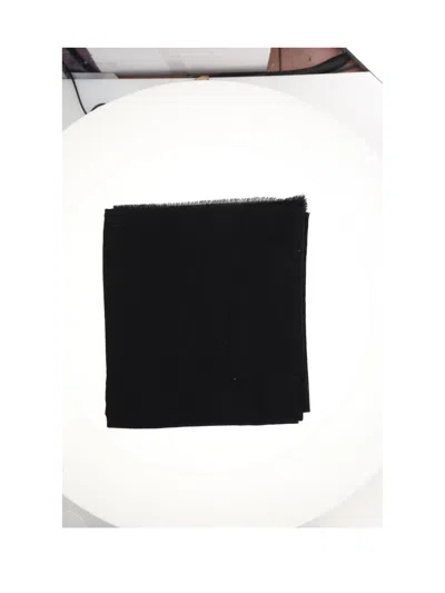 Destin Wool Blend Scarf In Black