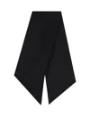 Destin Wool Polka Dot Scarf In Black  