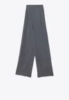 Destin Wool Rectangular Scarf In Gray