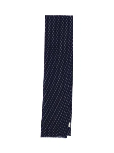 Destin Wool Scarf In Blue