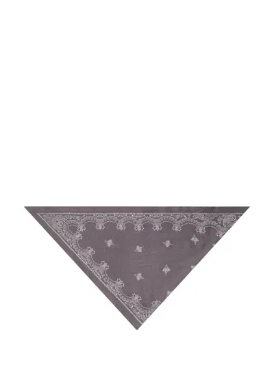 Destin Wool Triangle Bandana In Lava