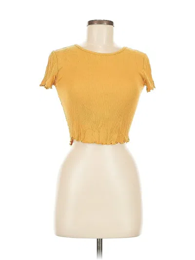 Pre-owned Destined Short Sleeve T-shirt In Yellow