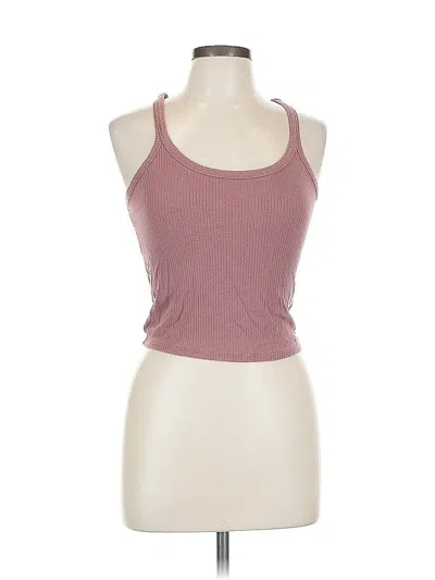 Pre-owned Destined Tank Top Pink Halter Neckline Tops