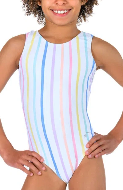 Destira Candy Stripes Leotard In Multi