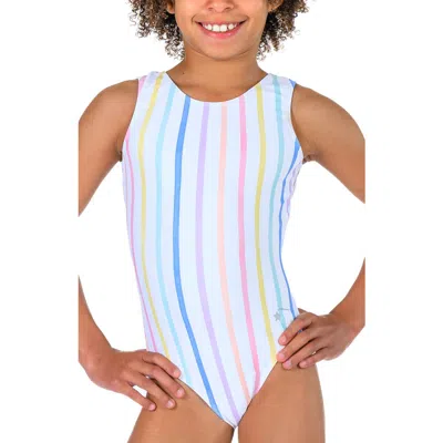 Destira Kids'  Candy Stripes Leotard In Multi