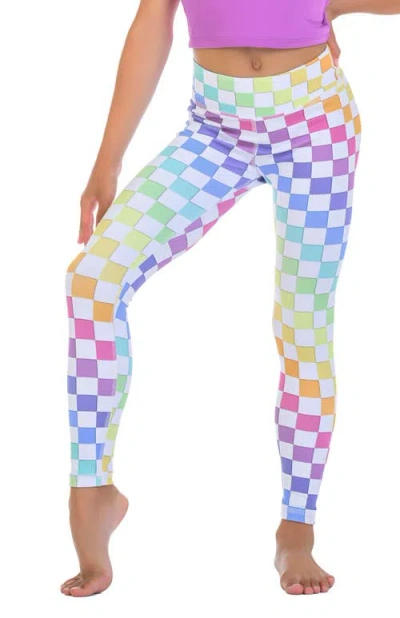 Destira Kids'  High Waisted Performance Legging In Multi