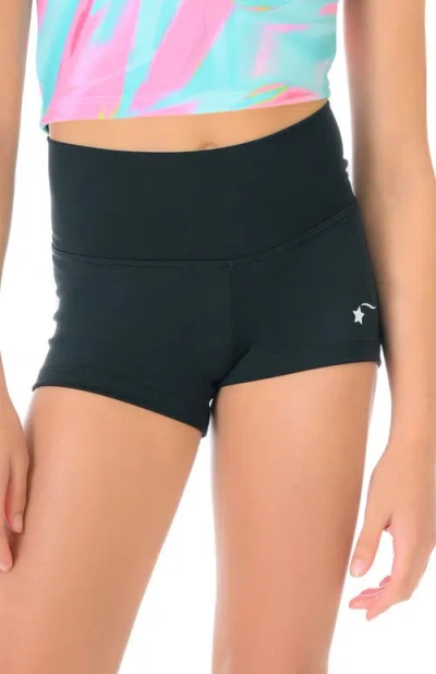 Destira Kids'  High Waisted Performance Short In Black