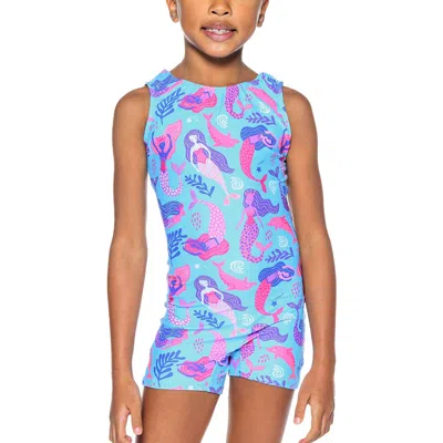 Destira Kids'  Mer-mazing Unitard In Multi