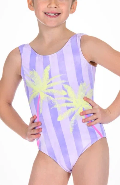 Destira Kids'  Palm Springs One Piece Swimsuit In Green