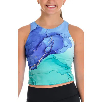 Destira Kids'  Sport Tank In Blue
