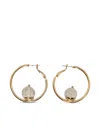 D’estrëe Sonia Sphere Hoops In Gold