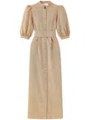 D'estree Amoako Midi Dress In Neutrals