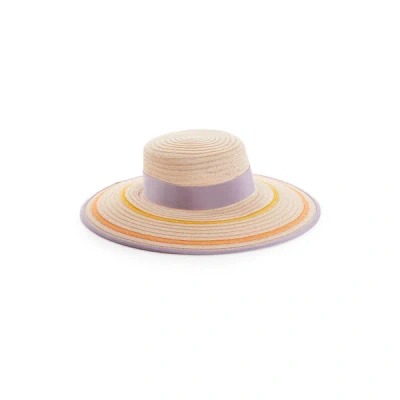 D'estree Annie Straw Hat In Purple