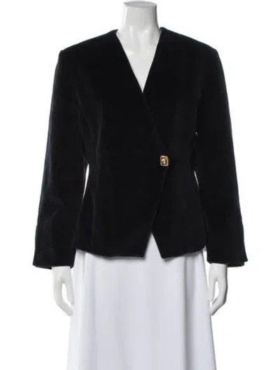 Pre-owned D'estree Blazer In Black