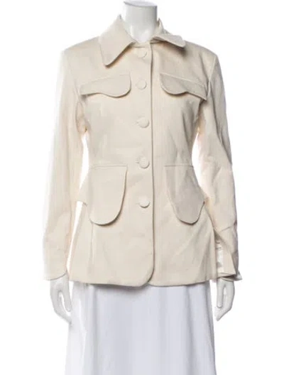 Pre-owned D'estree Blazer In Neutrals